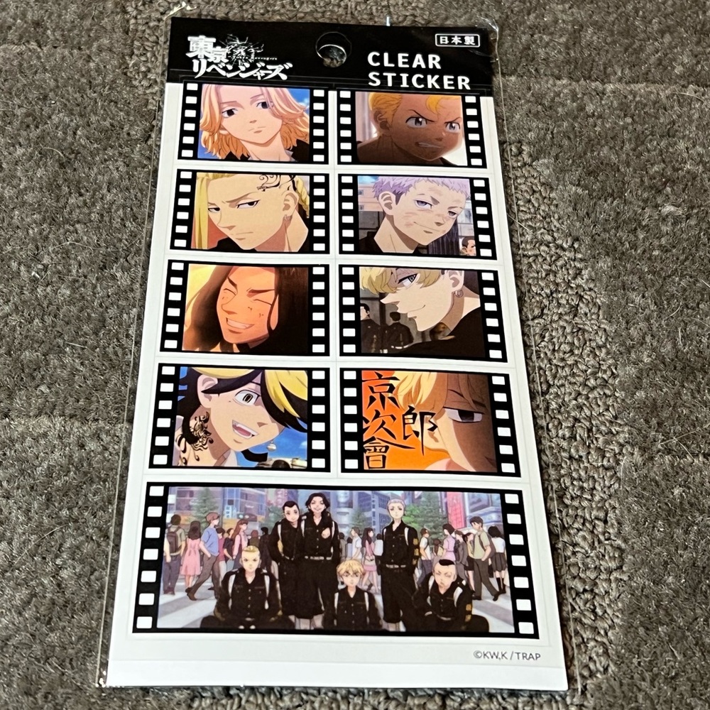 Tokyo Revengers Sticker Sheet Film Reel Anime Japan Exclusive Official Kodansha